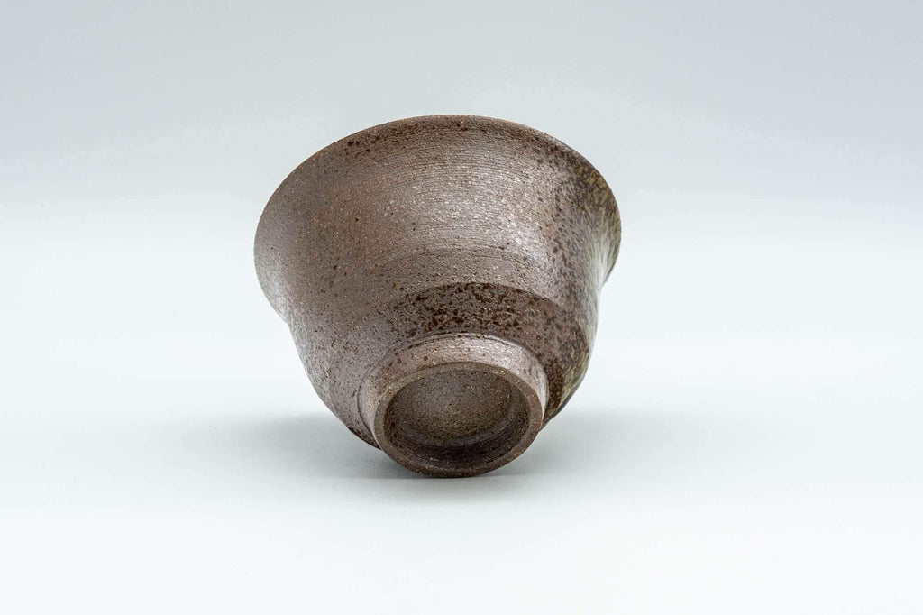 Japanese Teacup - Ash Green Glazed Shigaraki-yaki Guinomi - 60ml