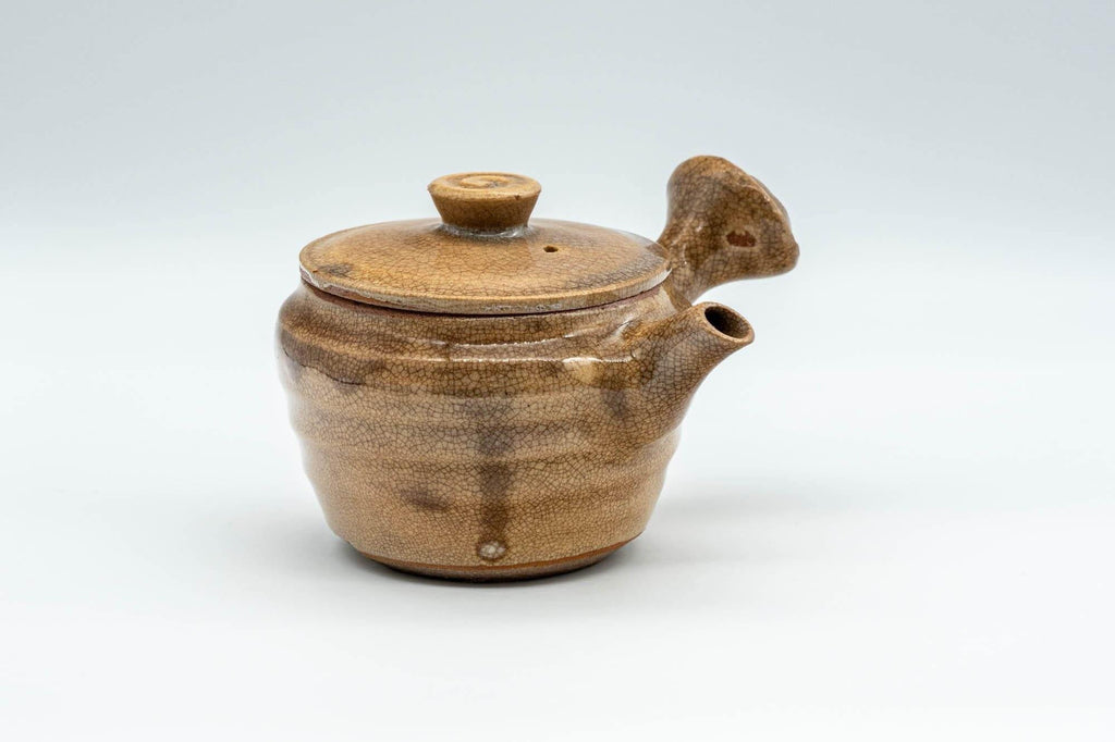 Japanese Kyusu - Drip-Glazed Hagi-yaki Do-ake Kyusu - 125ml