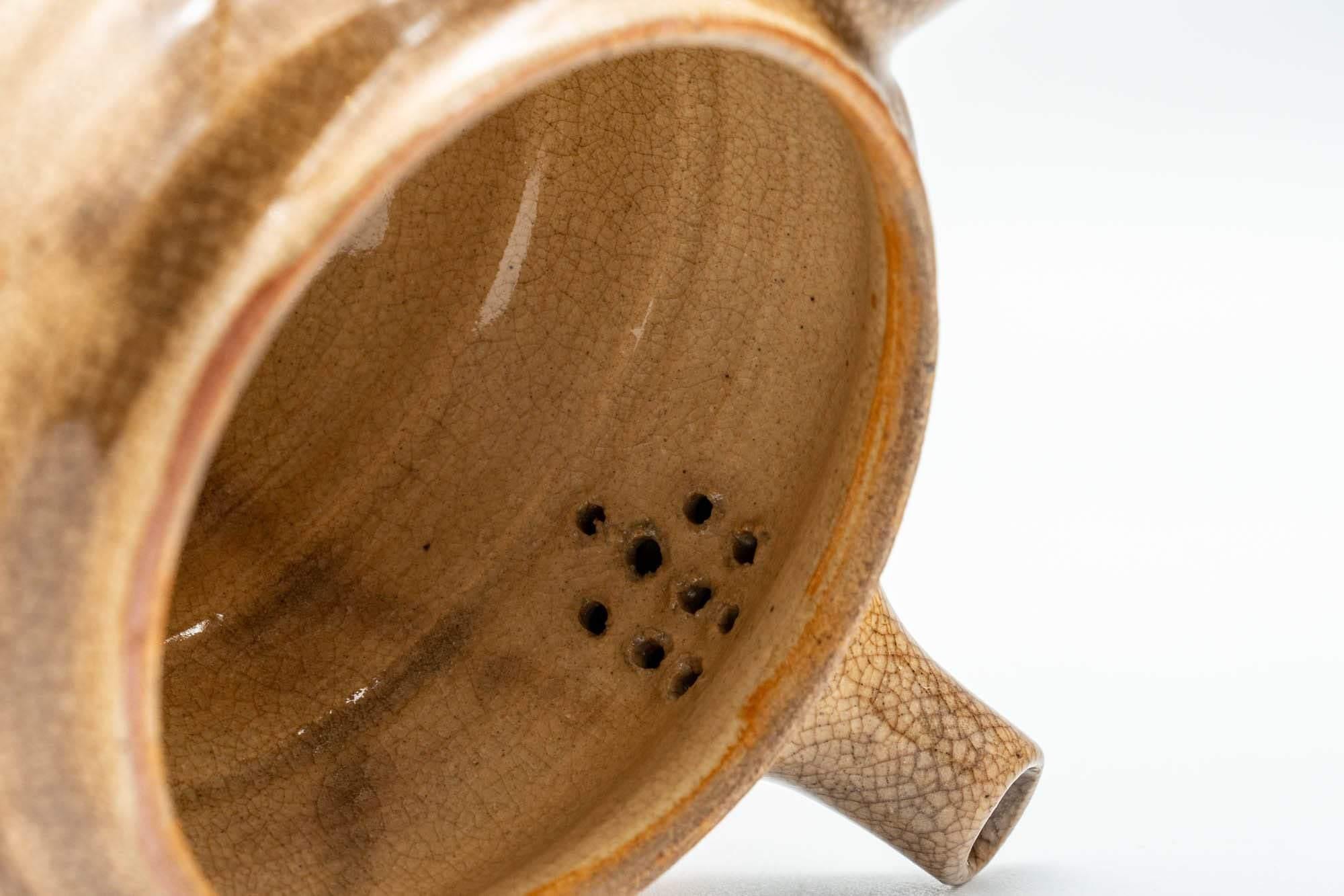 Japanese Kyusu - Drip-Glazed Hagi-yaki Do-ake Kyusu - 125ml