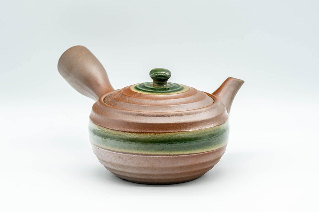 Japanese Kyusu - Ash Glazed Banko-yaki Teapot - 350ml