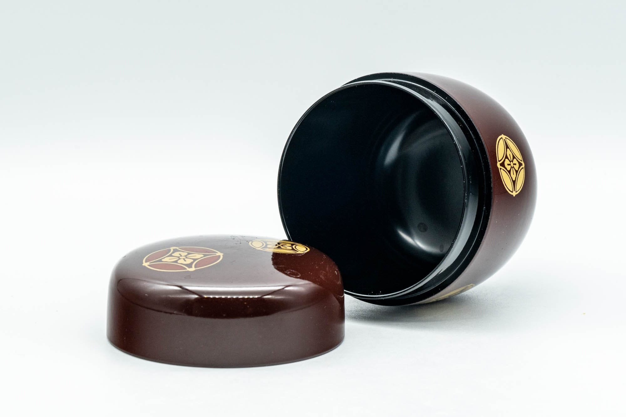 Japanese Natsume Matcha Caddy - Tea Canister - 七宝 Lacquer Natsume - 120ml