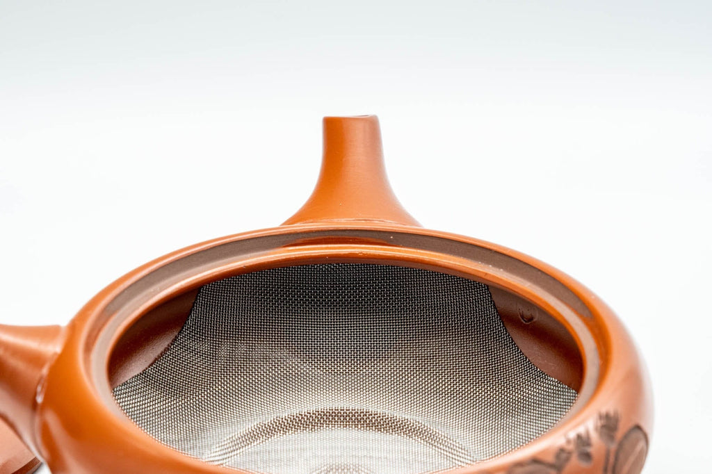 Japanese Kyusu - Gourd Hira-gata Tokoname-yaki Nozomi Teapot - 200ml