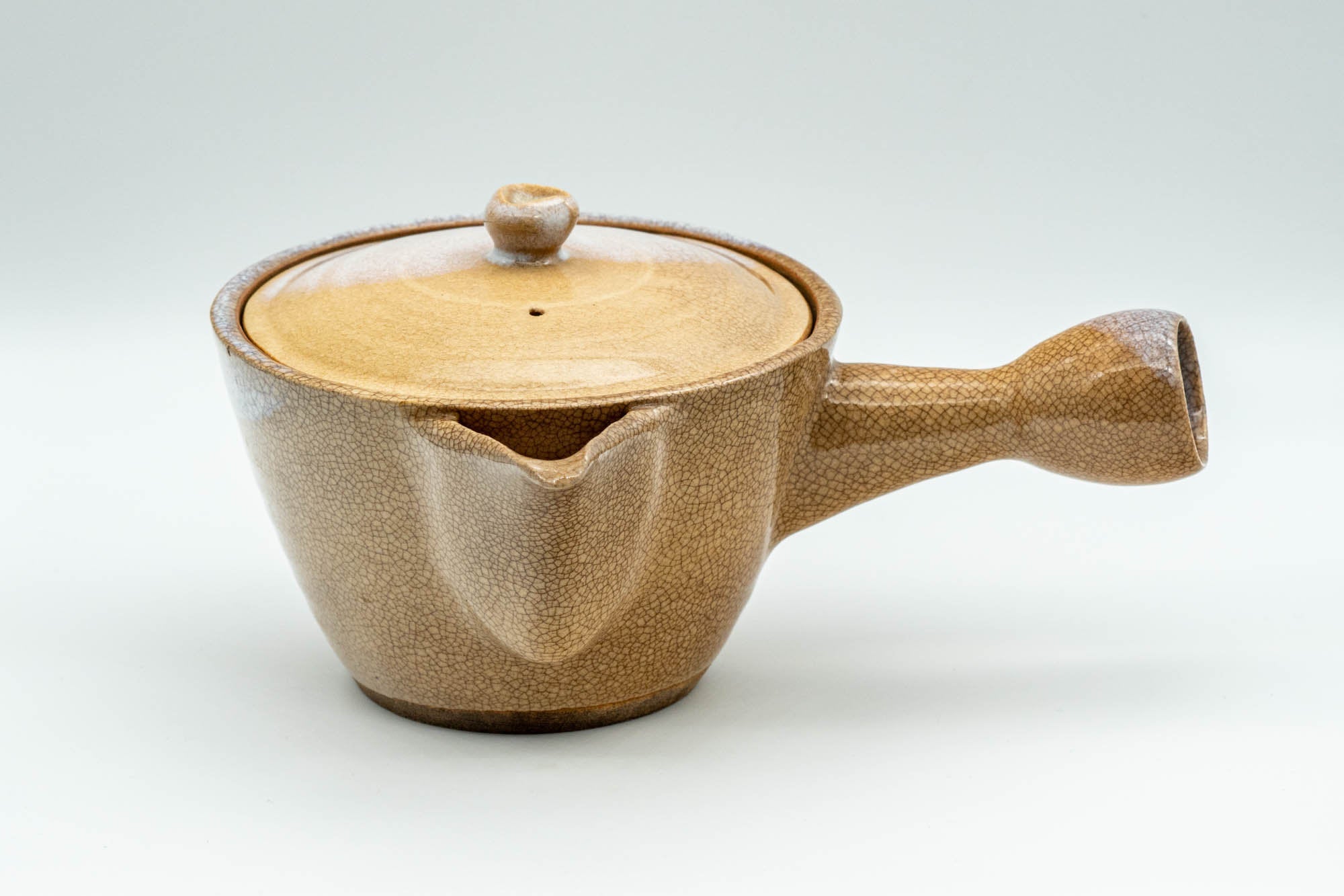 Japanese Kyusu - Houhin-style Hagi-yaki Do-ake Teapot - 320ml