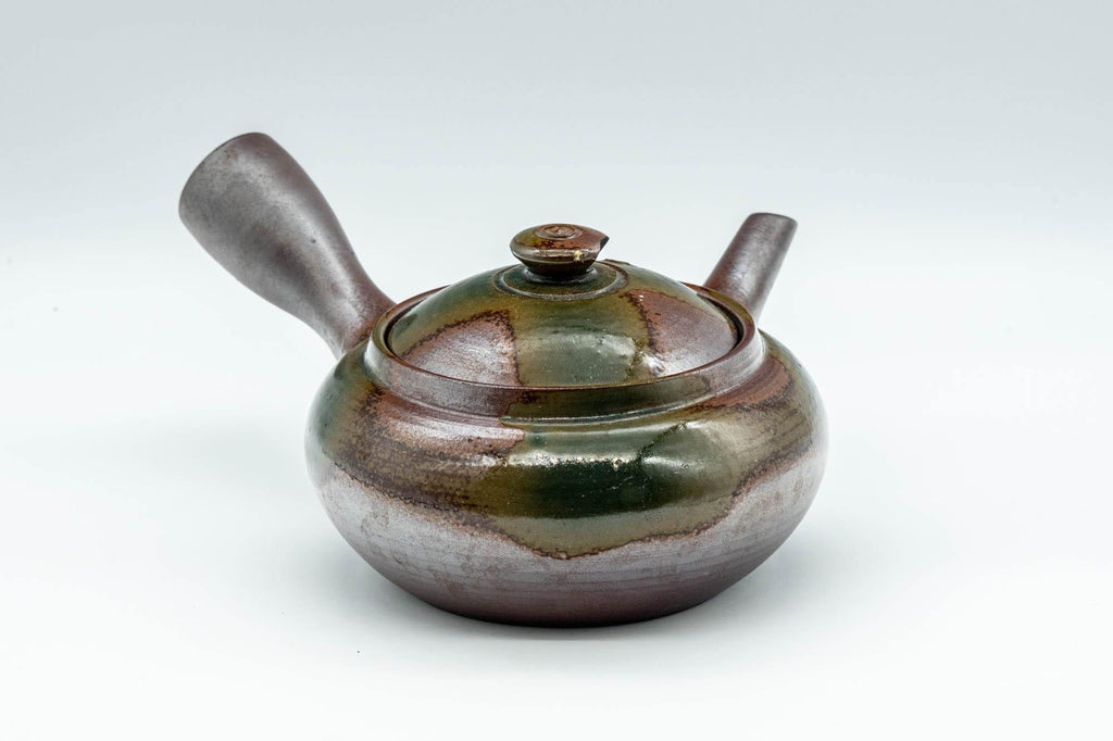 Japanese Kyusu - Ash Glazed Banko-yaki Teapot - 225ml