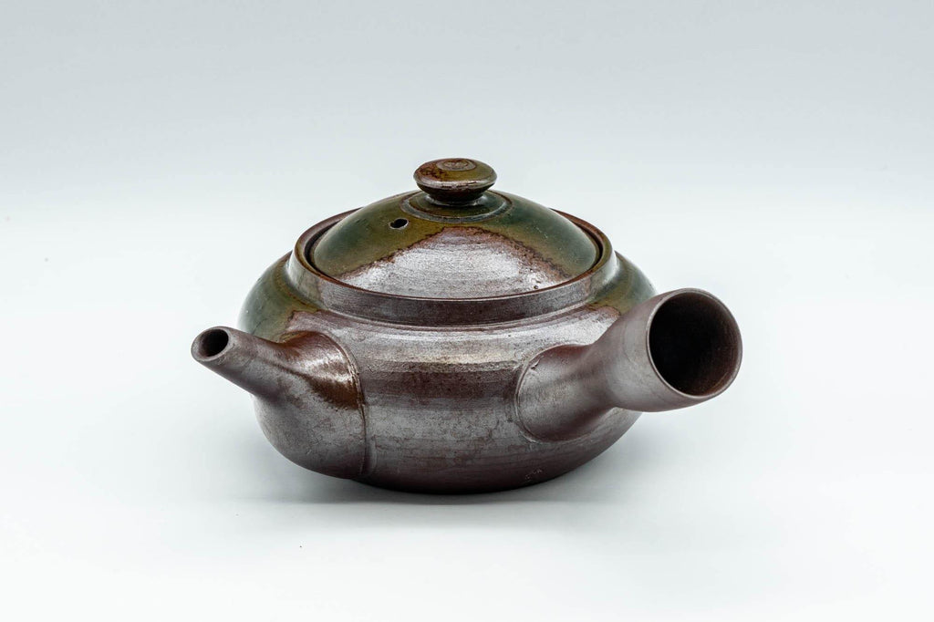 Japanese Kyusu - Ash Glazed Banko-yaki Teapot - 225ml