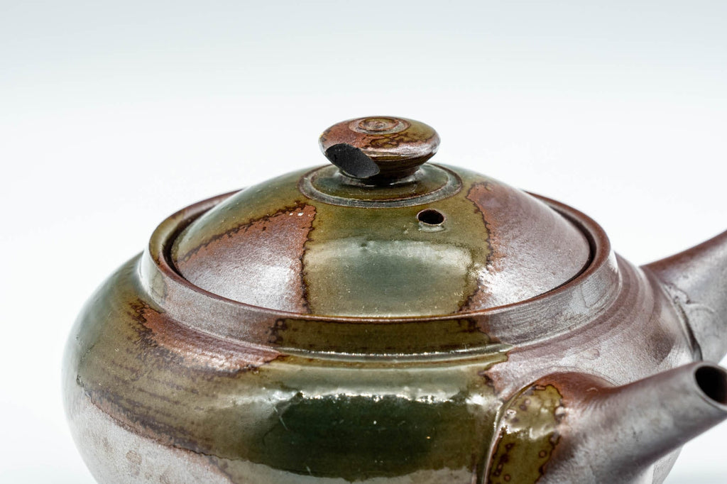 Japanese Kyusu - Ash Glazed Banko-yaki Teapot - 225ml