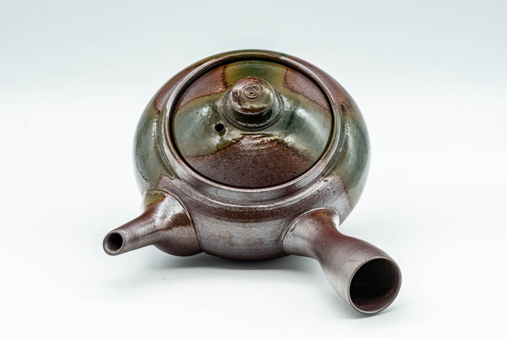 Japanese Kyusu - Ash Glazed Banko-yaki Teapot - 225ml