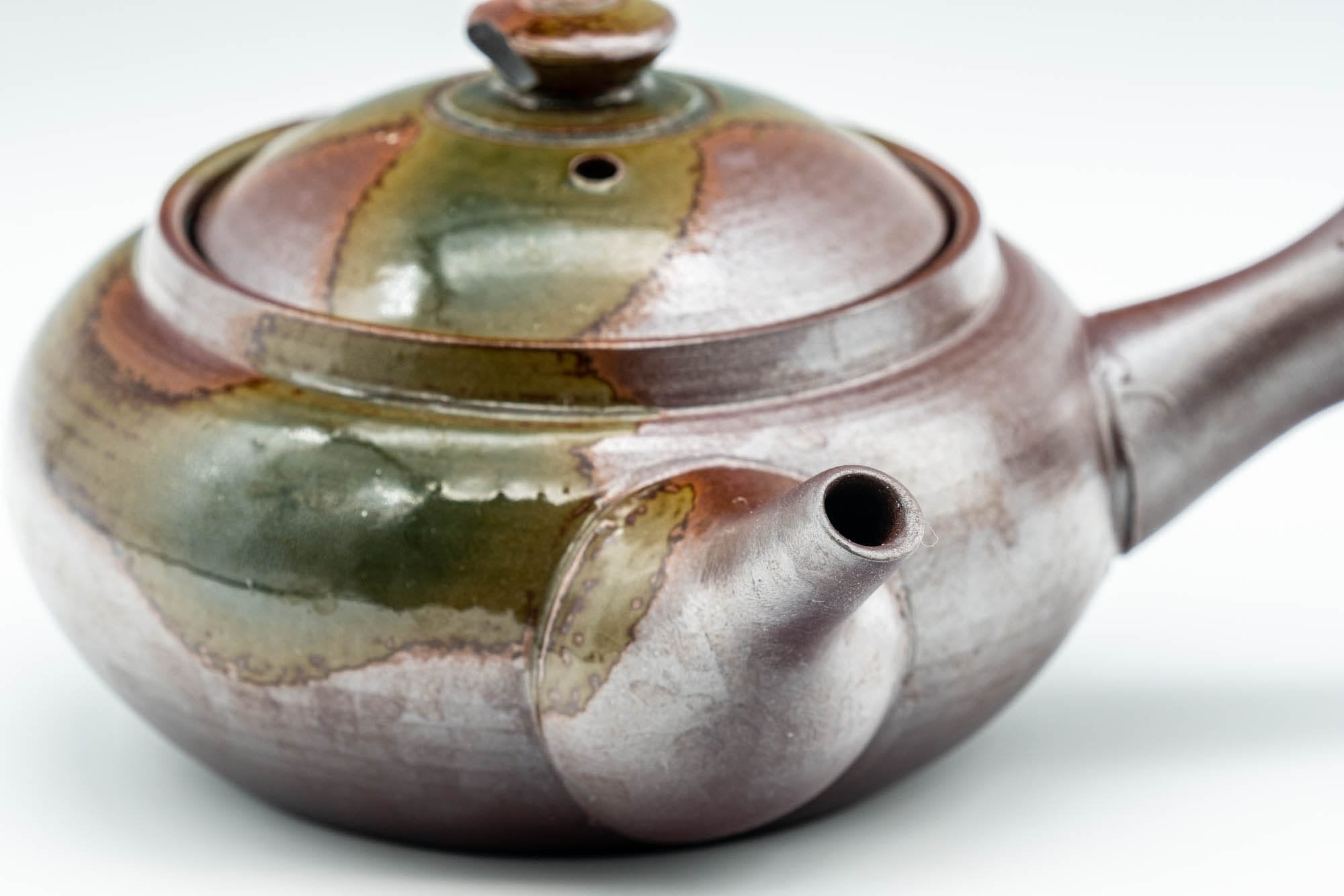 Japanese Kyusu - Ash Glazed Banko-yaki Teapot - 225ml