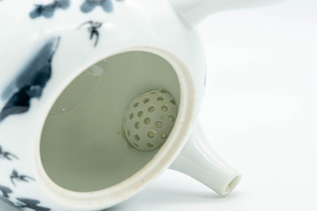 Japanese Kyusu - Porcelain Arita-yaki Debeso Teapot - 240ml