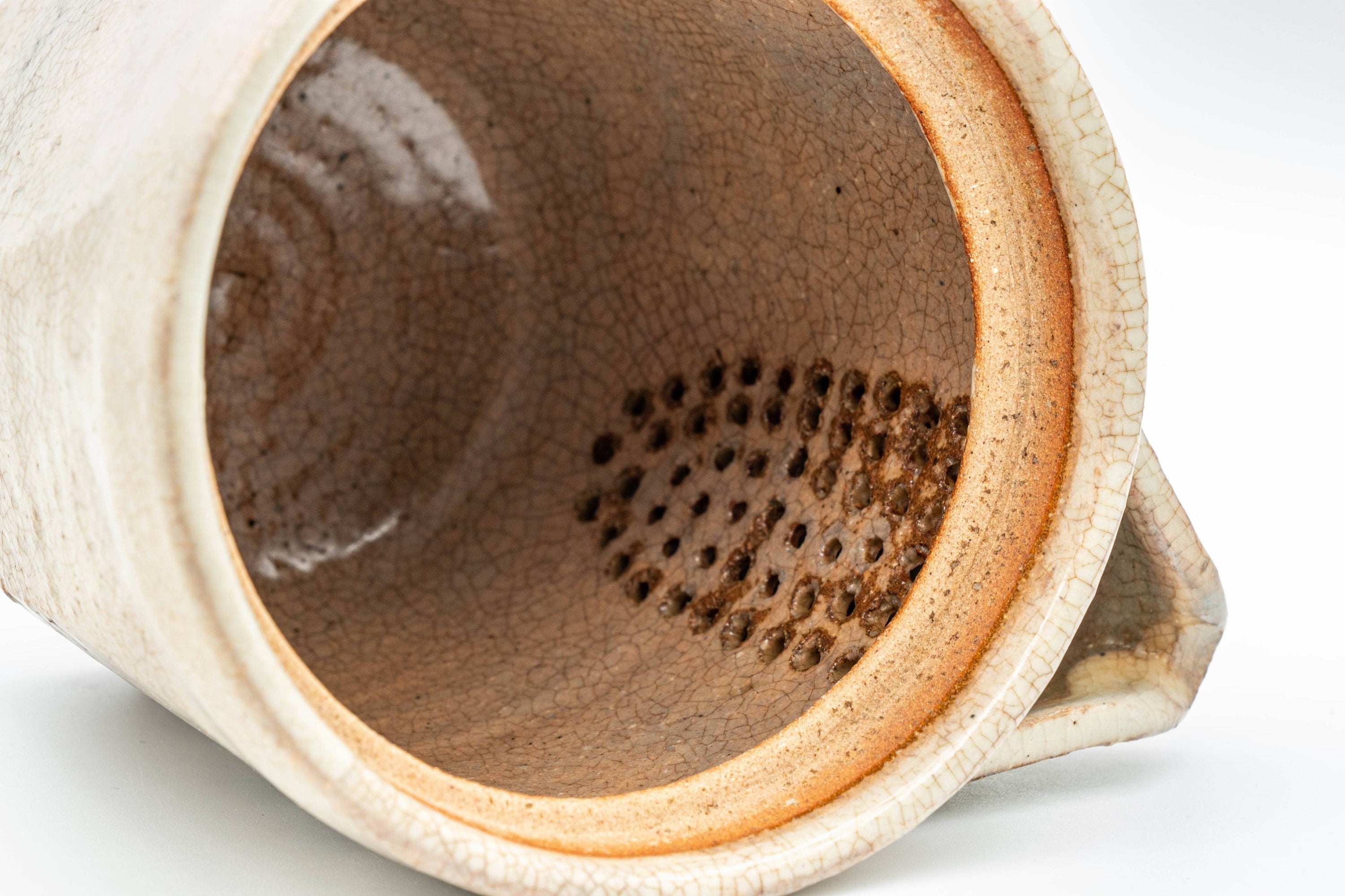 Japanese Kyusu - Octogonal Hagi-yaki Do-ake Teapot - 350ml
