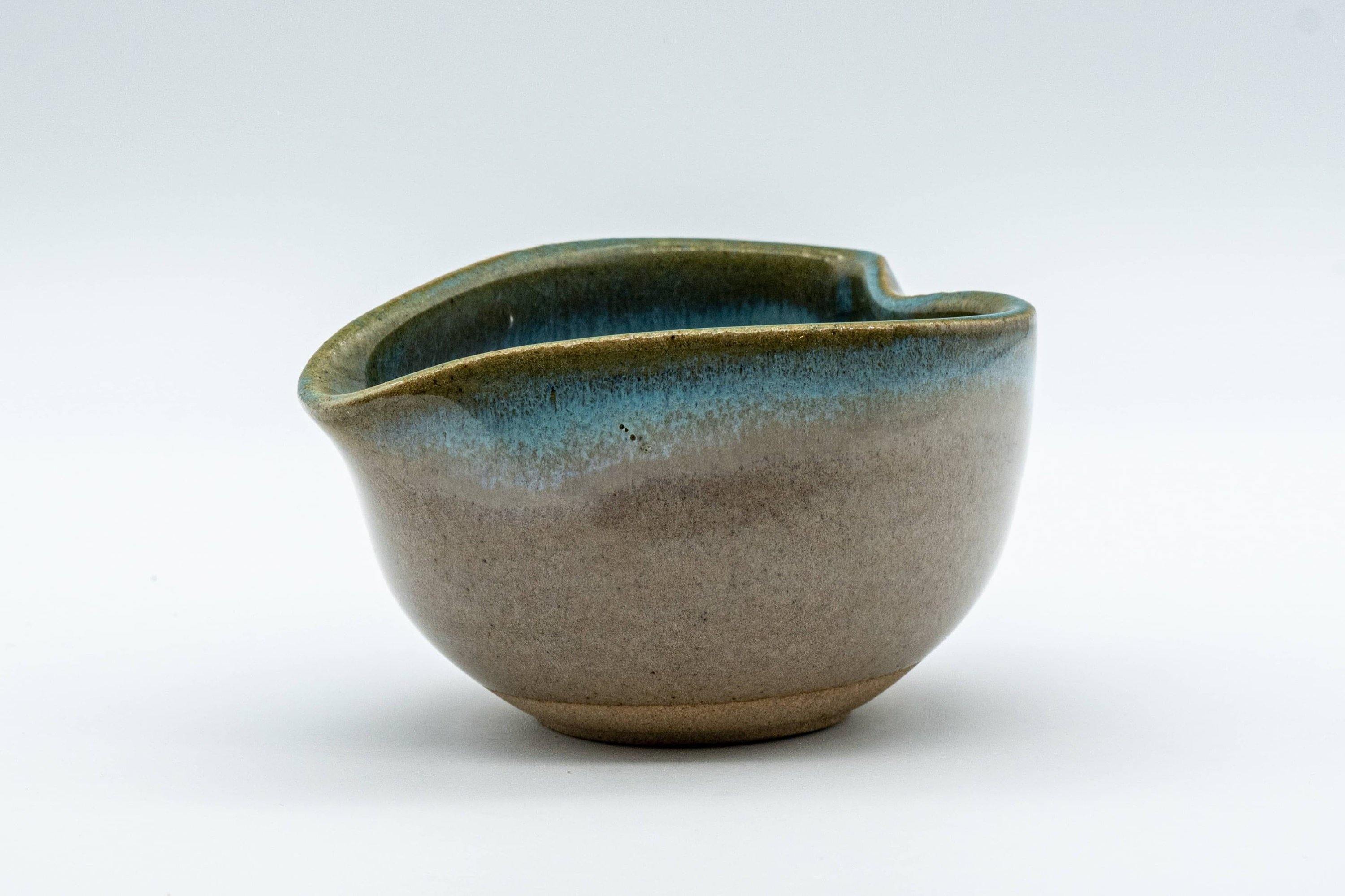 Japanese Katakuchi - Turquoise Glazed Agano-yaki Water Cooler - 80ml