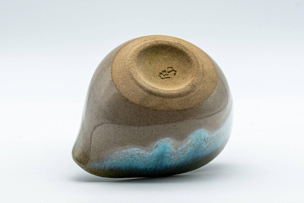Japanese Katakuchi - Turquoise Glazed Agano-yaki Water Cooler - 80ml
