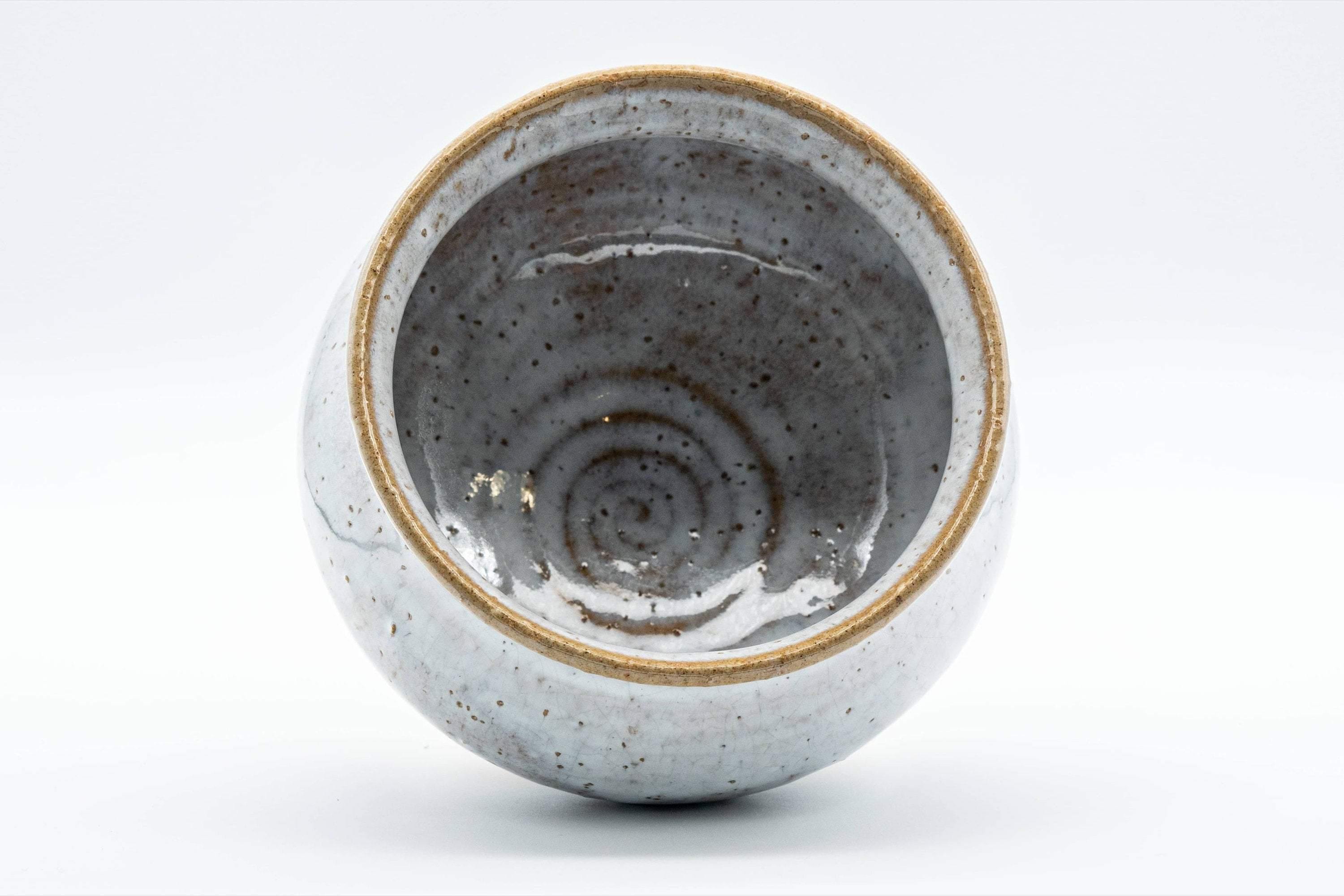 Japanese Kensui - Milky White Glazed Water Bowl - 400ml