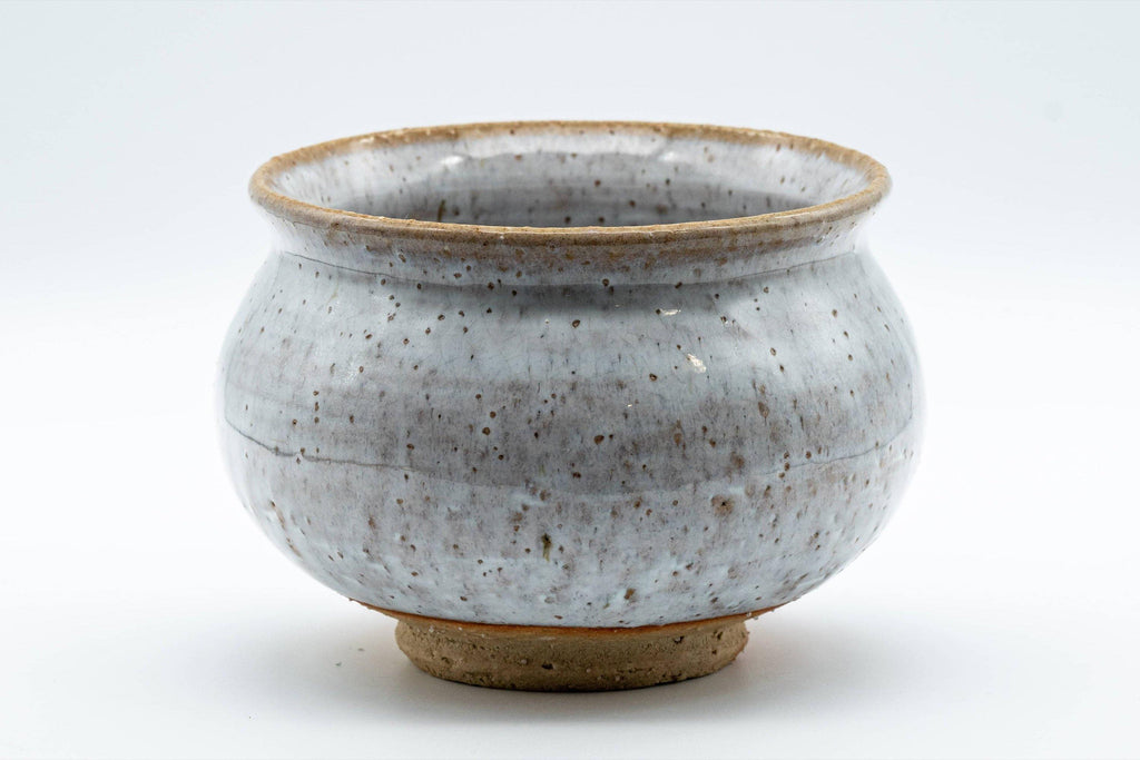 Japanese Kensui - Milky White Glazed Water Bowl - 400ml