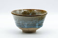 Japanese Matcha Bowl - 芳翠 Housui - Tenmoku Nagashi Glazed Ido-gata Chawan - 350ml