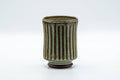 Japanese Teacup - Green Striped Dojimara-gata Yunomi - 170ml