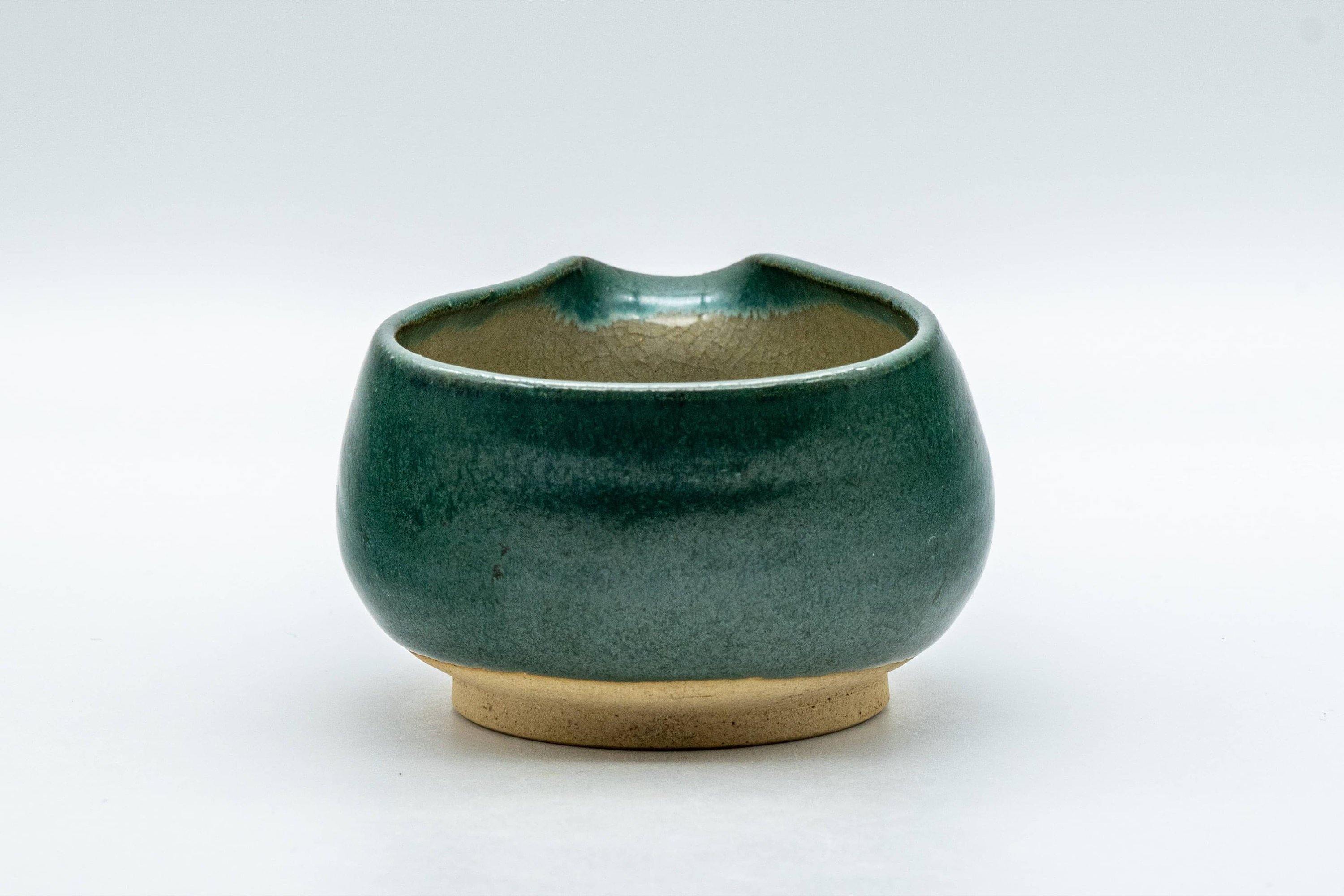 Japanese Katakuchi - Blue-green Agano-yaki Water Cooler  - 100ml