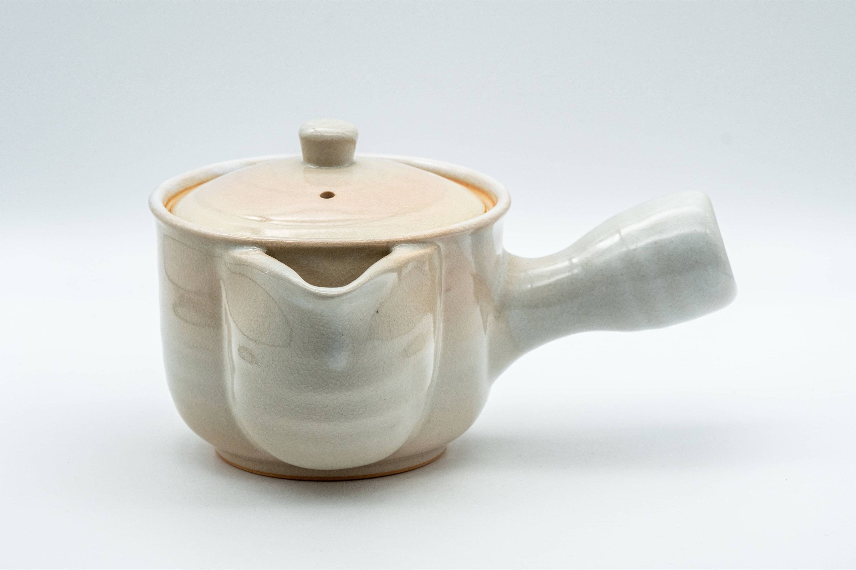 Japanese Kyusu - 椿秀窯 Tsubakihide Kiln Hagi-yaki Do-ake Teapot - 315ml