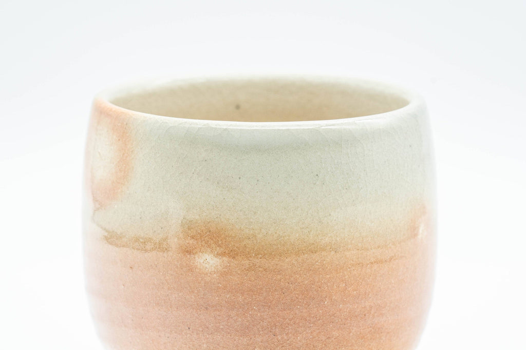 Japanese Teacup - 天鵬山 Tsubaki Kiln 椿窯 Gohonte Hagi-yaki Senchawan - 110ml
