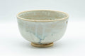 Japanese Matcha Bowl - White Drip-Glazed Chawan - 400ml