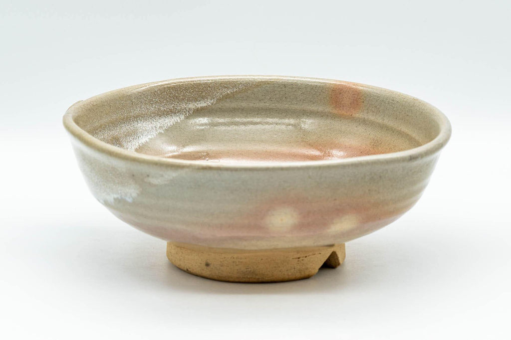Japanese Bowl - 萩焼 Engraved Hagi-yaki Summer Chawan - 300ml