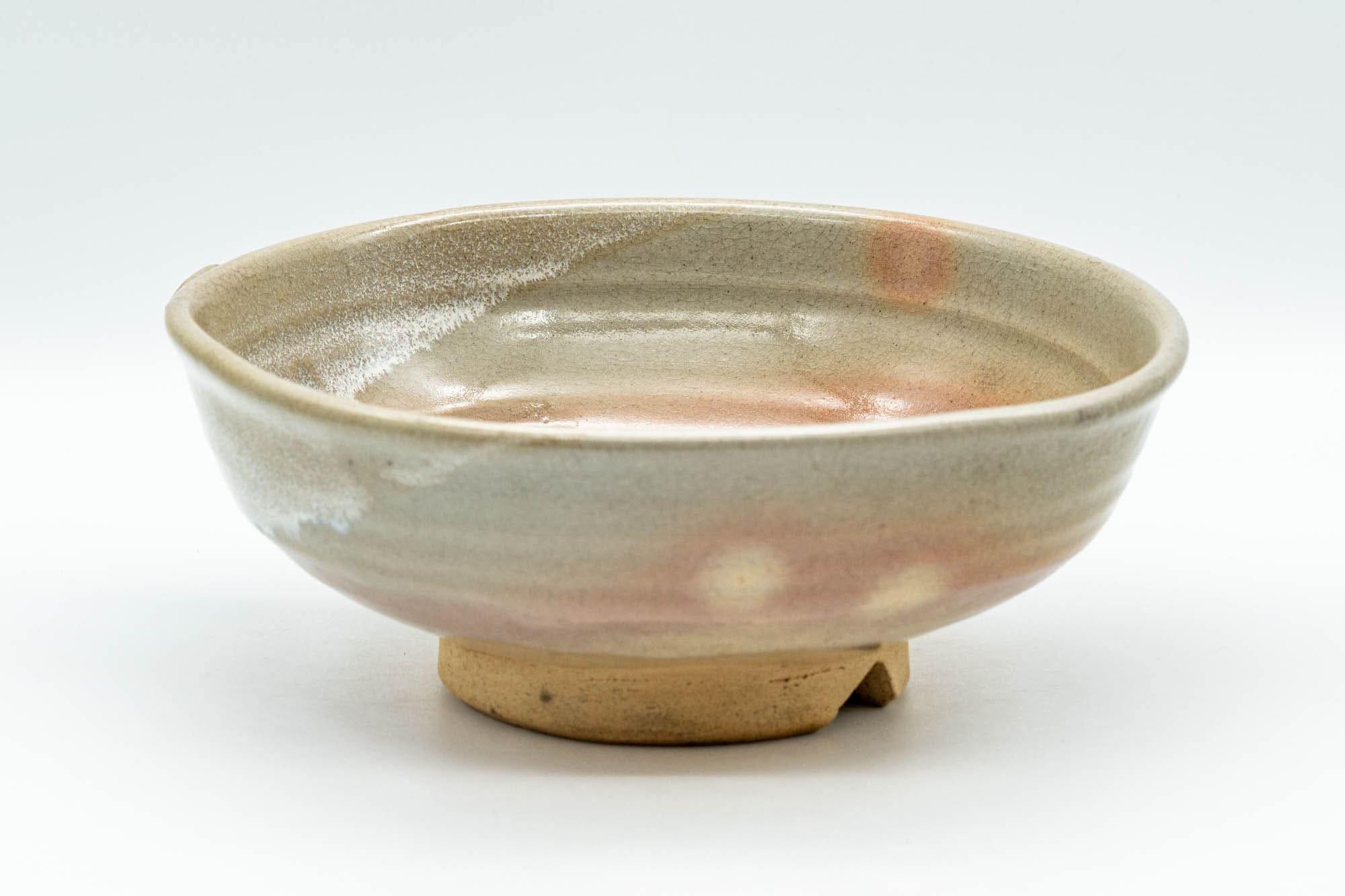 Japanese Bowl - 萩焼 Engraved Hagi-yaki Summer Chawan - 300ml