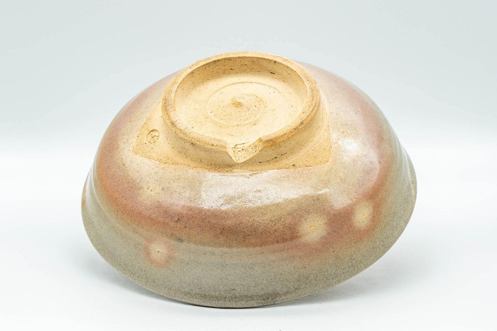Japanese Bowl - 萩焼 Engraved Hagi-yaki Summer Chawan - 300ml