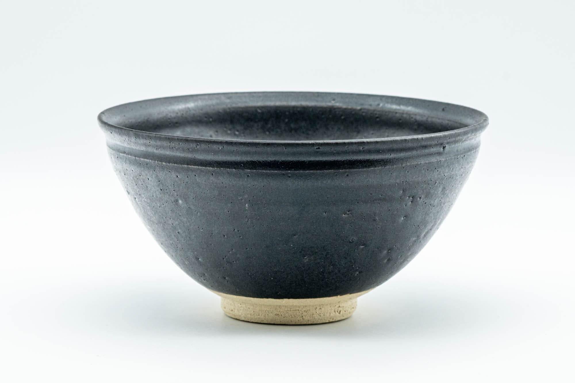 Japanese Matcha Bowl - Matte Black Tenmoku-gata Chawan - 350ml