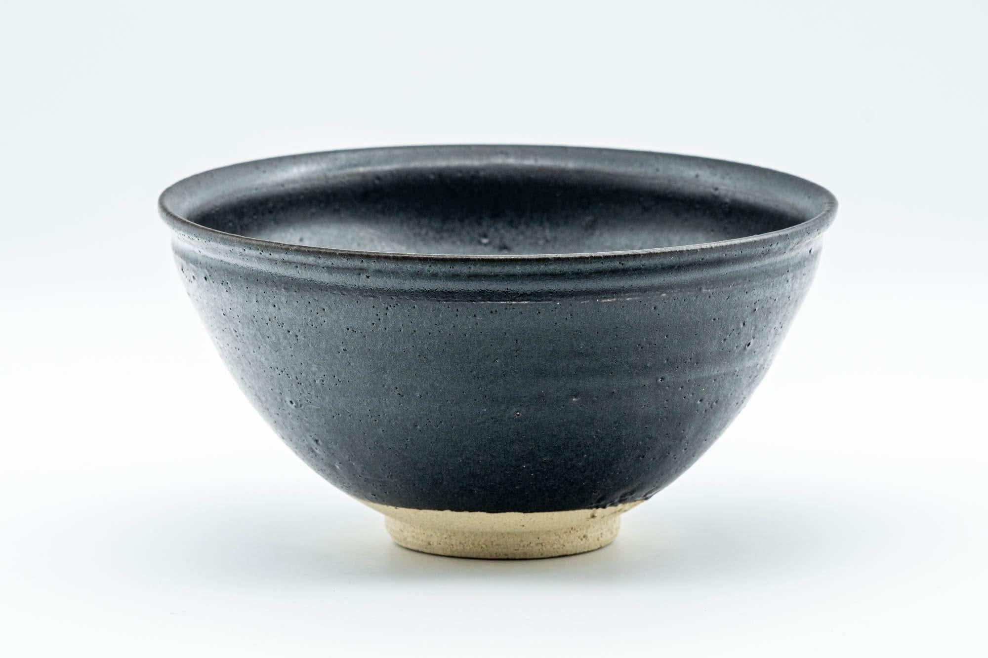 Japanese Matcha Bowl - Matte Black Tenmoku-gata Chawan - 350ml