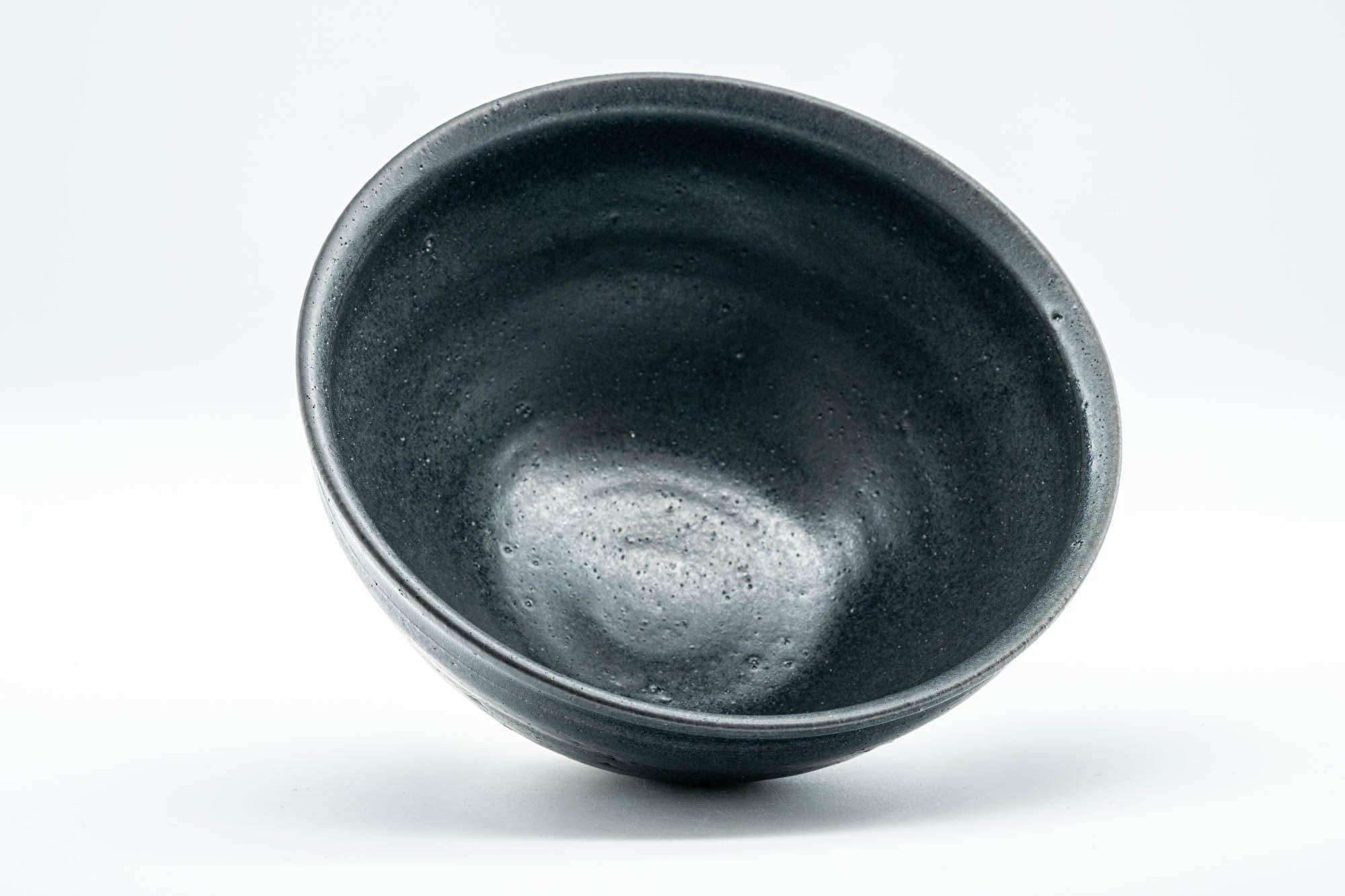 Japanese Matcha Bowl - Matte Black Tenmoku-gata Chawan - 350ml