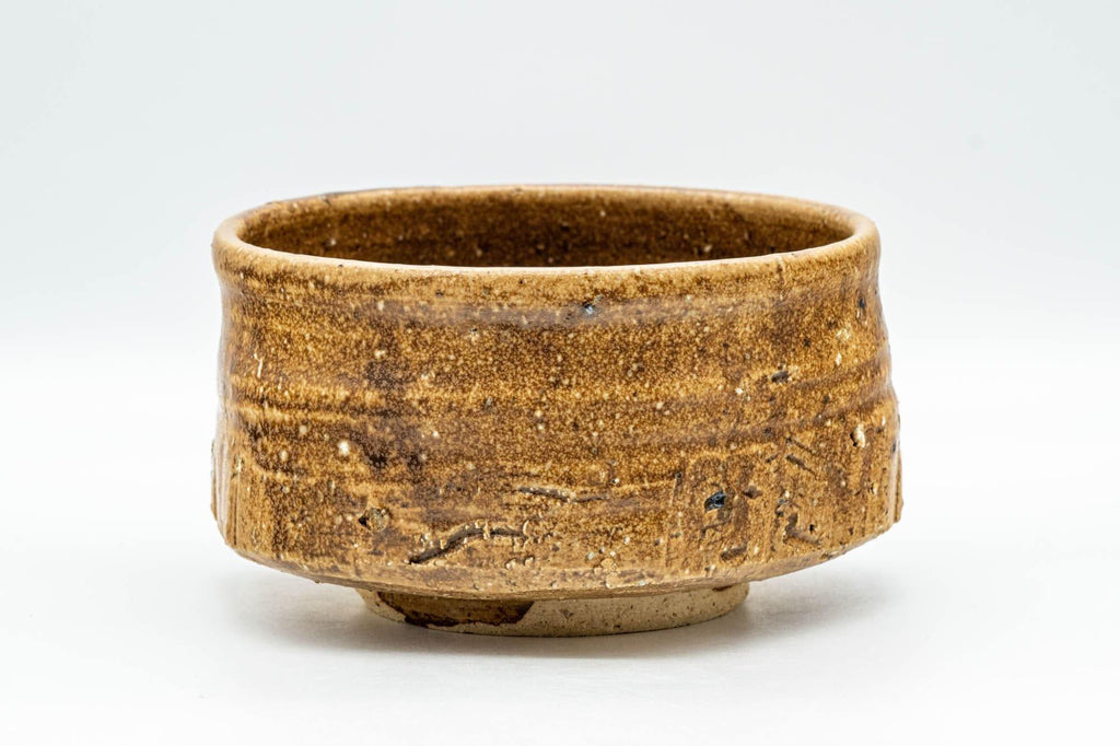 Japanese Matcha Bowl - Brown Hantsutsu-gata Chawan - 500ml