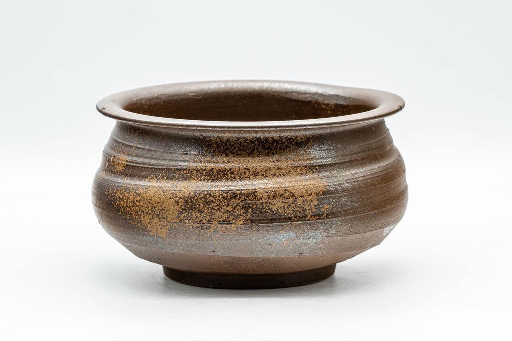 Japanese Kensui - Brown Spiraling Waste Water Bowl - 600ml