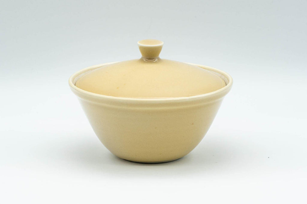 Japanese Shiboridashi - 朝日焼 Asahi-yaki Beige Porcelain Teapot - 100ml