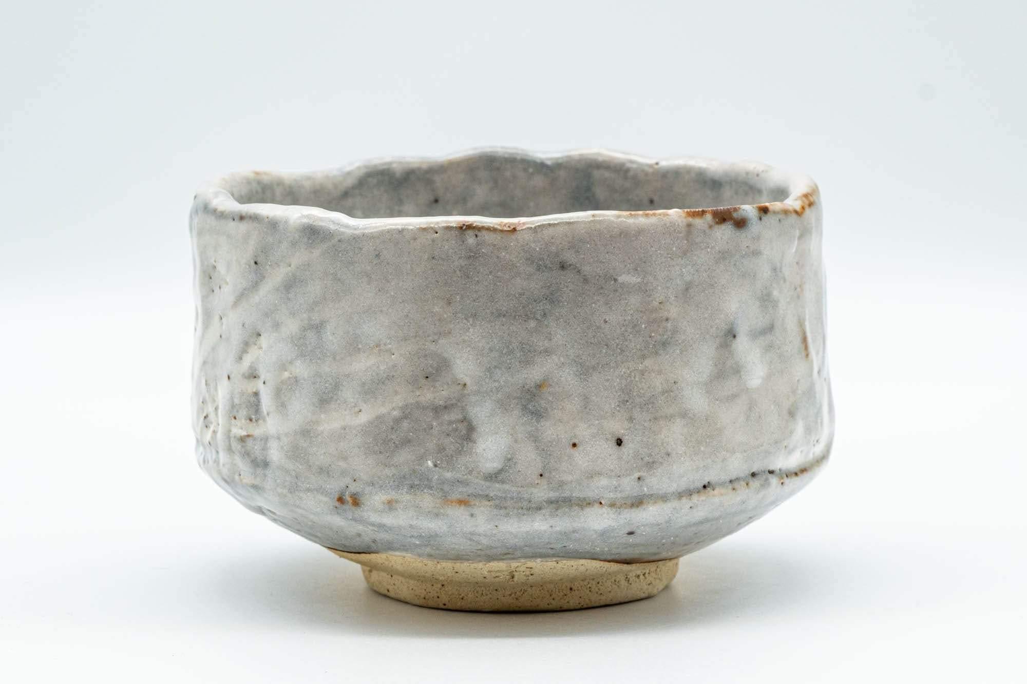 Japanese Matcha Bowl - Grey Drip-Glazed Hantsutsu-gata Chawan - 500ml