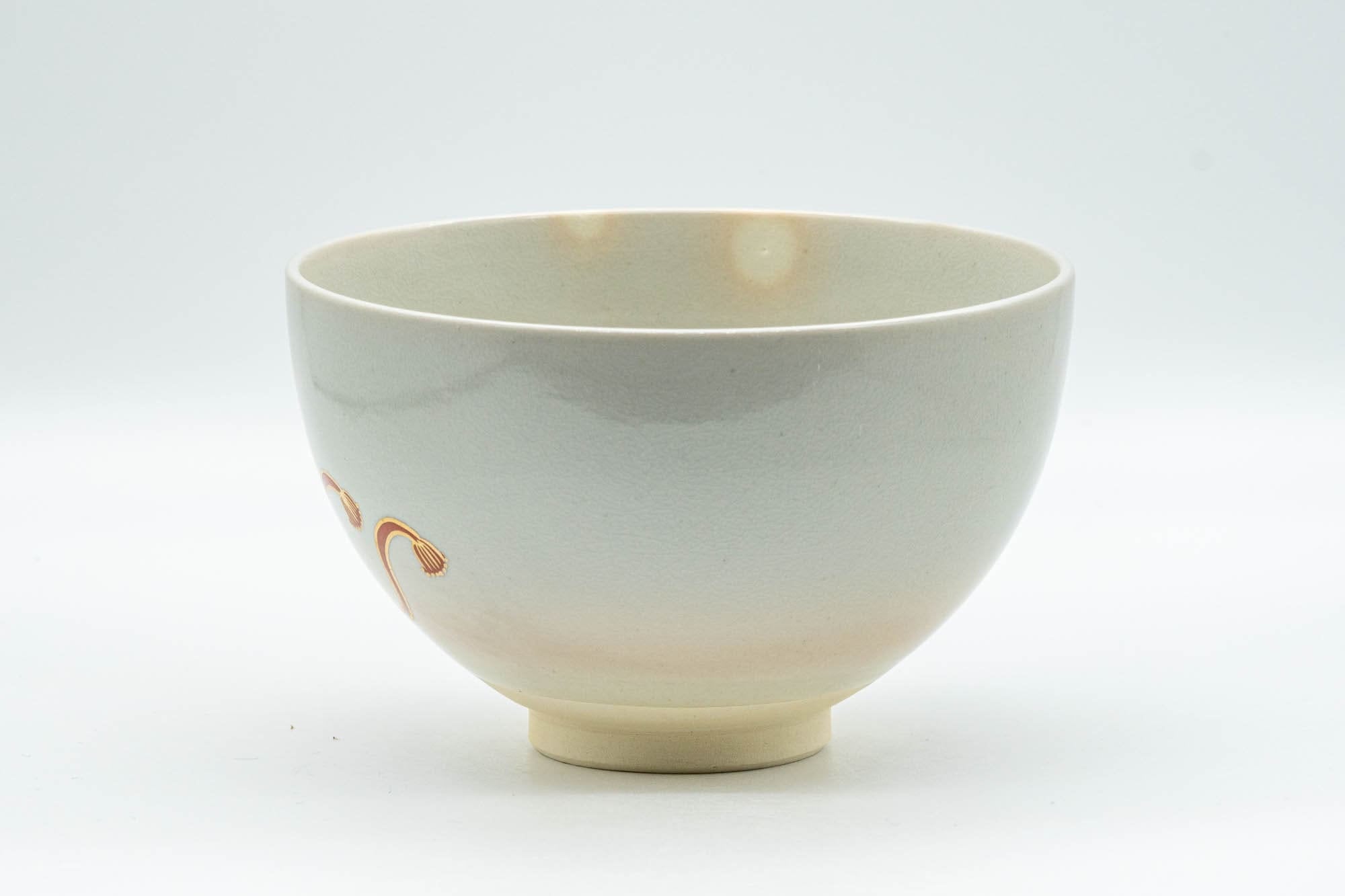 Japanese Matcha Bowl - Floral Kyo-yaki Chawan - 400ml