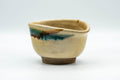 Japanese Katakuchi - Beige and Blue Drip-Glazed Water Cooler - 250ml