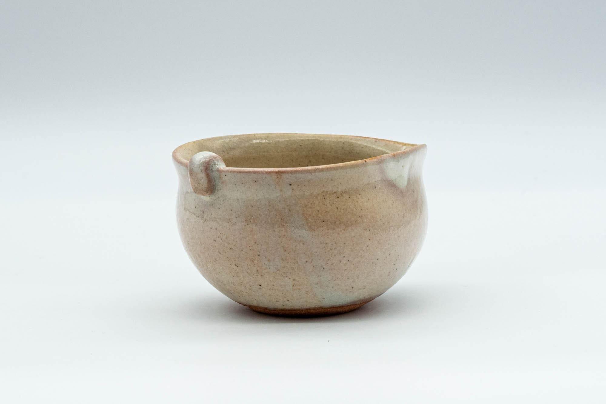 Japanese Katakuchi - Beige and White Glazed Water Cooler - 75ml