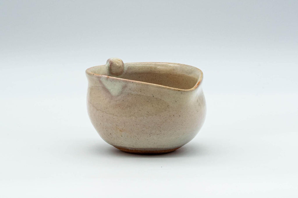 Japanese Katakuchi - Beige and White Glazed Water Cooler - 75ml