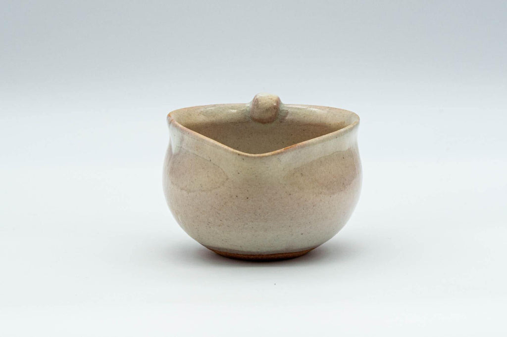 Japanese Katakuchi - Beige and White Glazed Water Cooler - 75ml