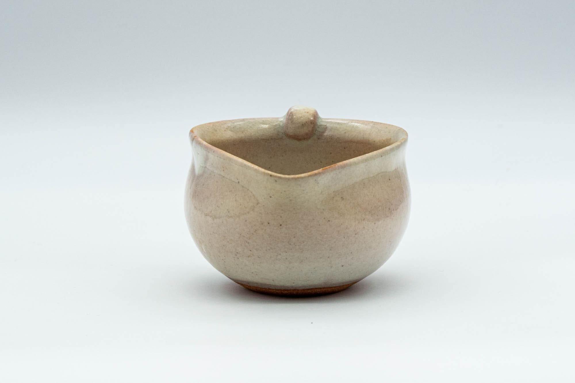 Japanese Katakuchi - Beige and White Glazed Water Cooler - 75ml