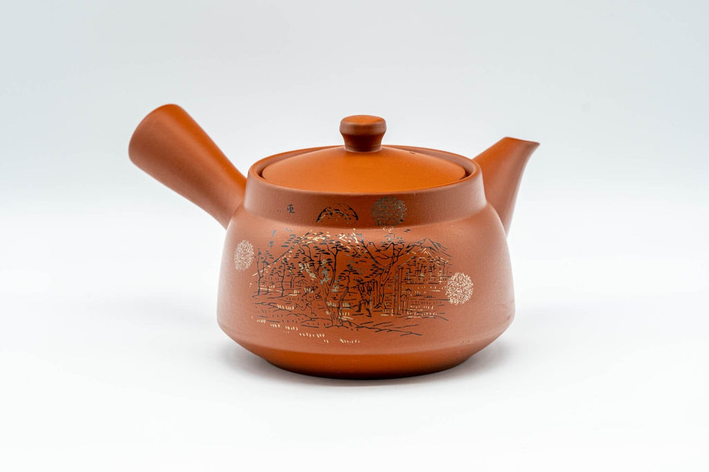 Japanese Kyusu - Mountainous Tokoname-yaki Debeso Teapot - 350ml