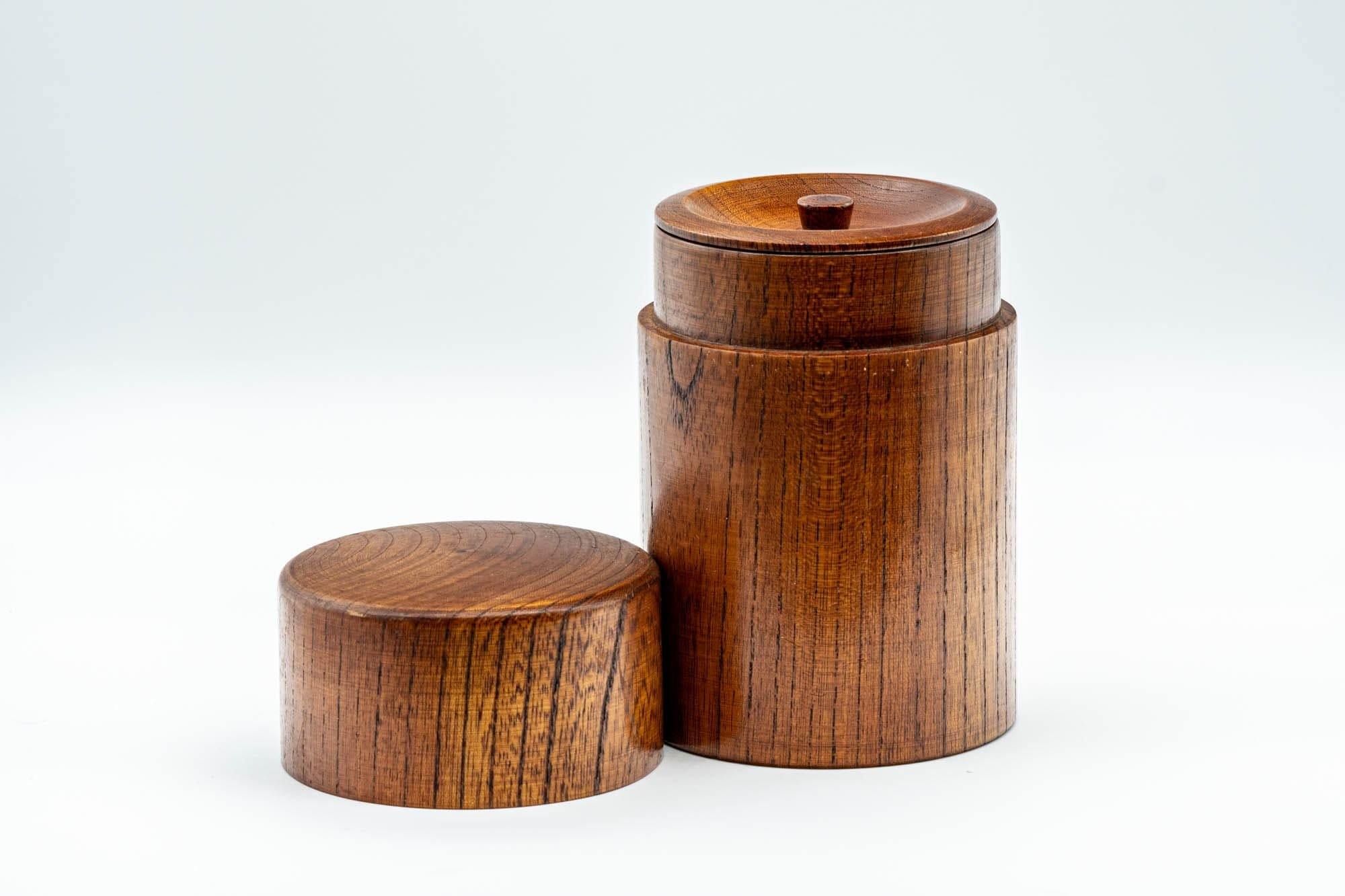 Japanese Chazutsu - 欅 Keyaki Wooden Tea Canister - 200ml