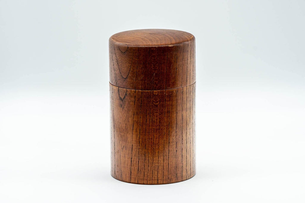 Japanese Chazutsu - 欅 Keyaki Wooden Tea Canister - 200ml
