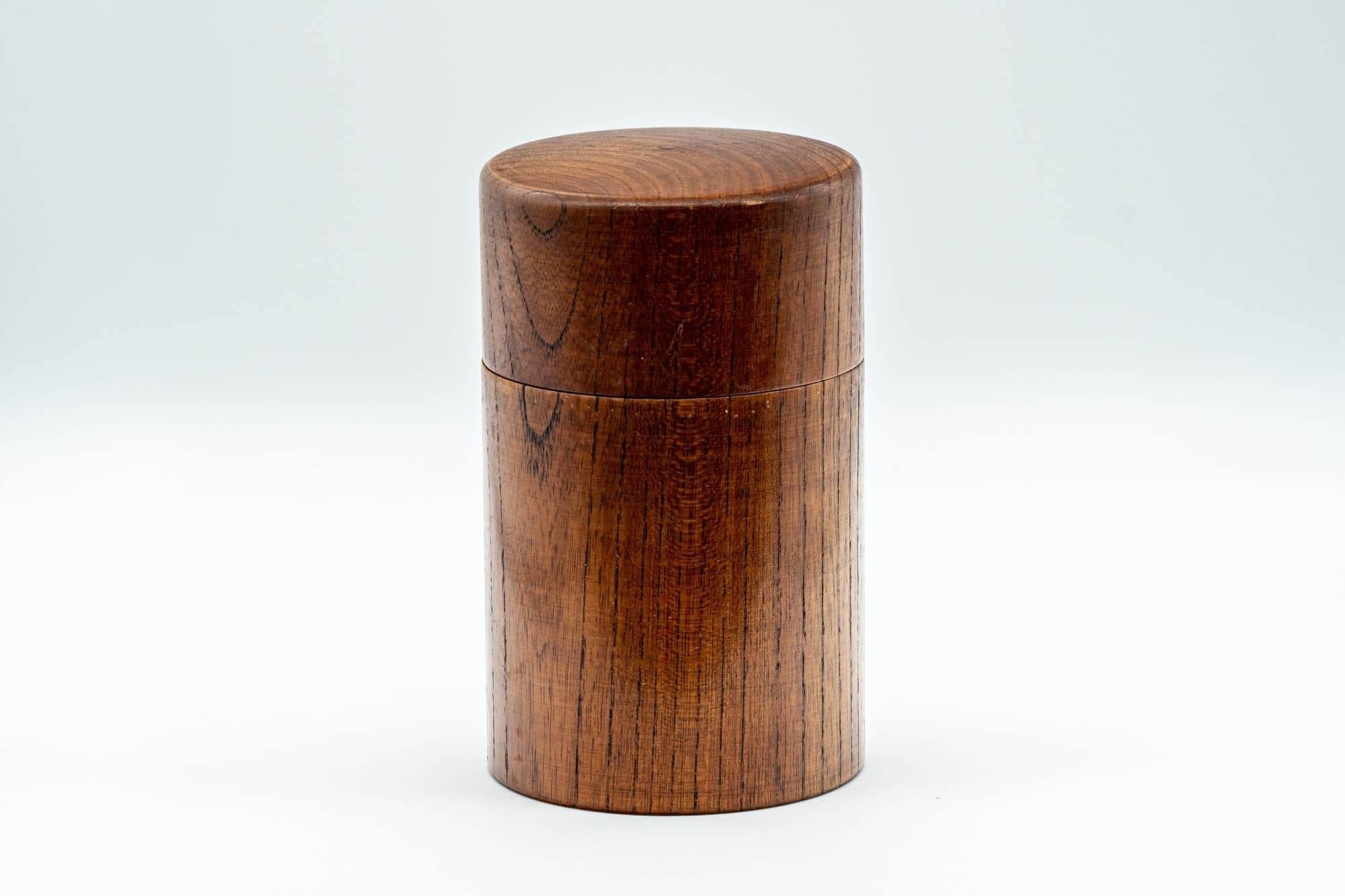 Japanese Chazutsu - 欅 Keyaki Wooden Tea Canister - 200ml