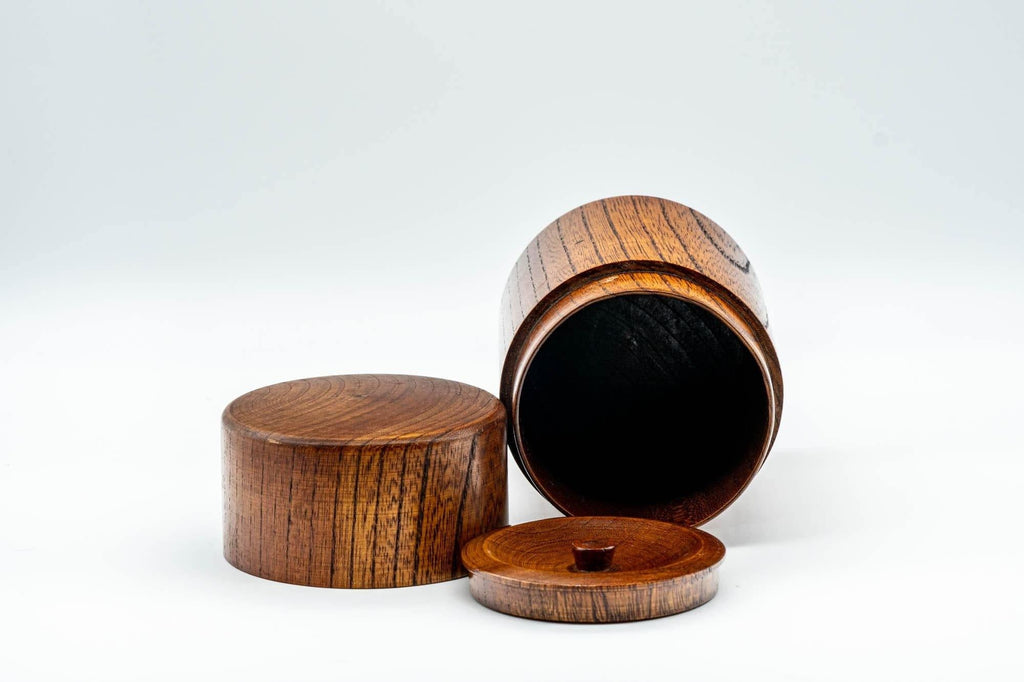 Japanese Chazutsu - 欅 Keyaki Wooden Tea Canister - 200ml