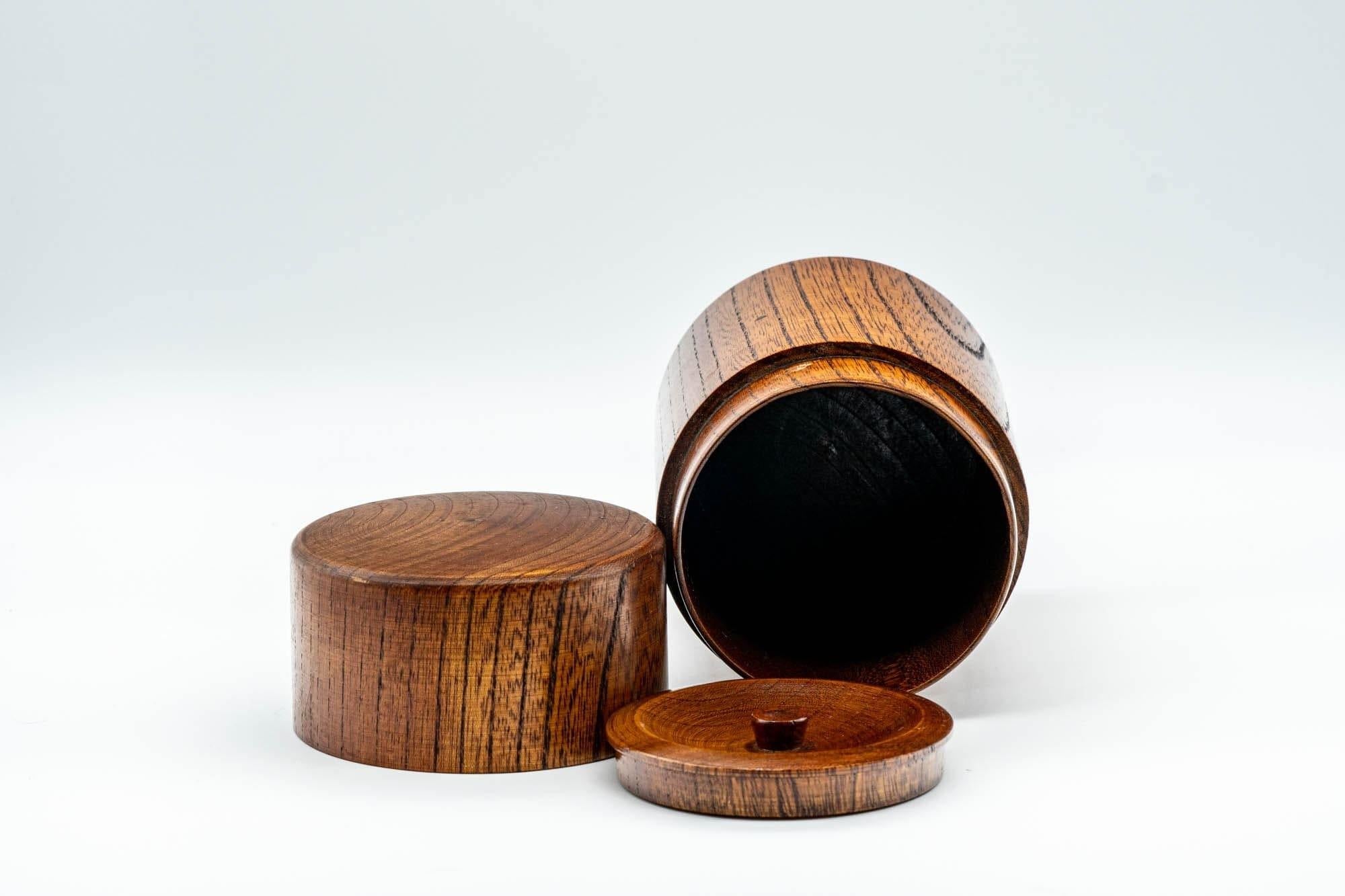 Japanese Chazutsu - 欅 Keyaki Wooden Tea Canister - 200ml