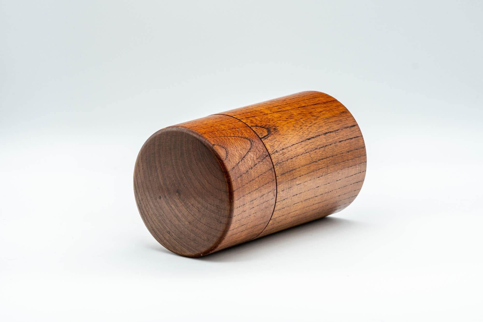 Japanese Chazutsu - 欅 Keyaki Wooden Tea Canister - 200ml