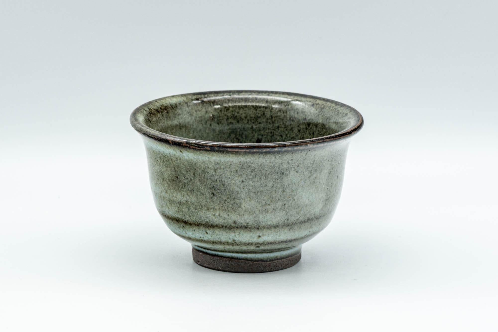 Japanese Teacup - Dark Green Hatazori-gata Yunomi - 100ml