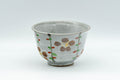 Japanese Teacup - Floral Grey Yunomi - 150ml