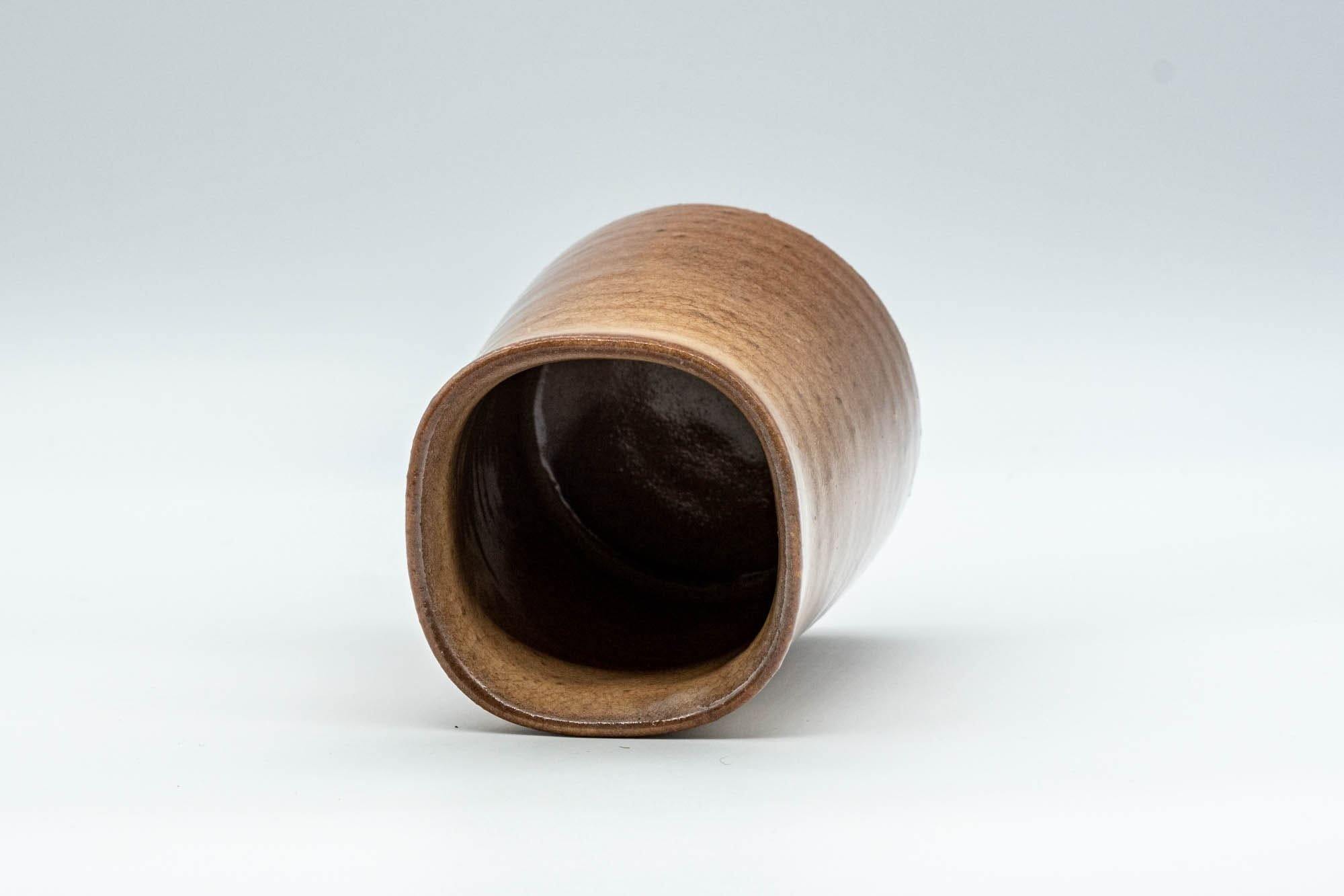 Japanese Teacup - Beige Shiho-gata Square Yunomi - 140ml